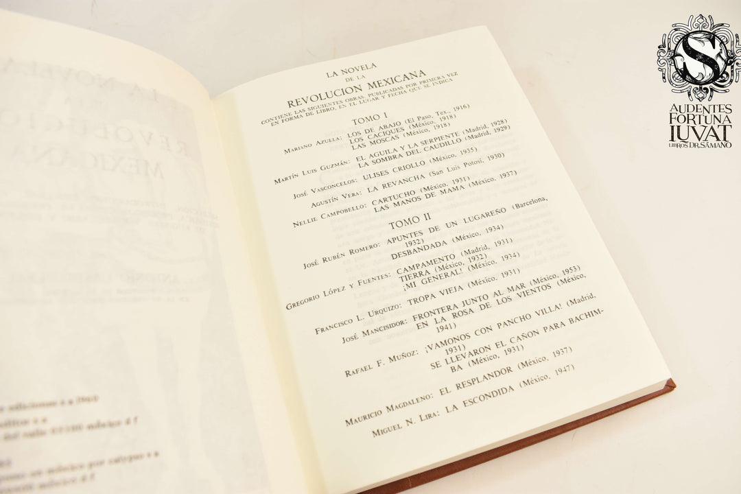 LA NOVELA DE LA REVOLUCIÓN 2 Tomos - Varios