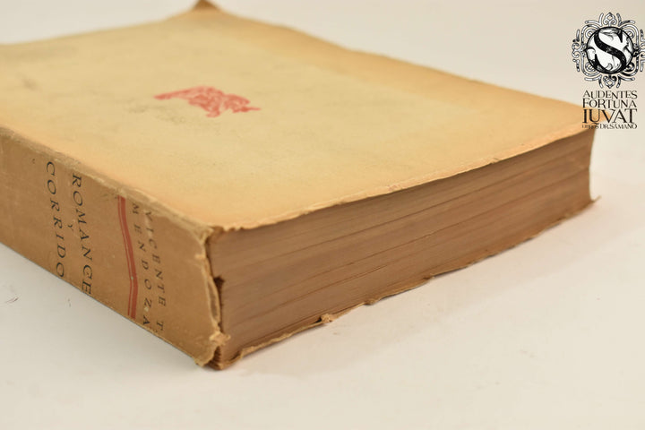 EL ROMANCE ESPAÑOL Y EL CORRIDO MEXICANO - Vicente T. Mendoza