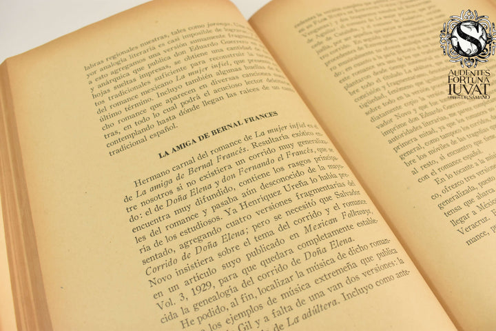 EL ROMANCE ESPAÑOL Y EL CORRIDO MEXICANO - Vicente T. Mendoza