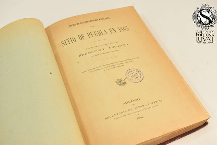 DIARIO DEL SITIO DE PUEBLA EN 1863 - Francisco P. Troncoso