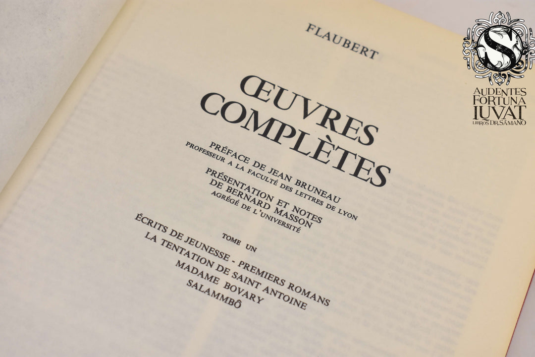 OEUVRES COMPLETES - Gustave Flaubert