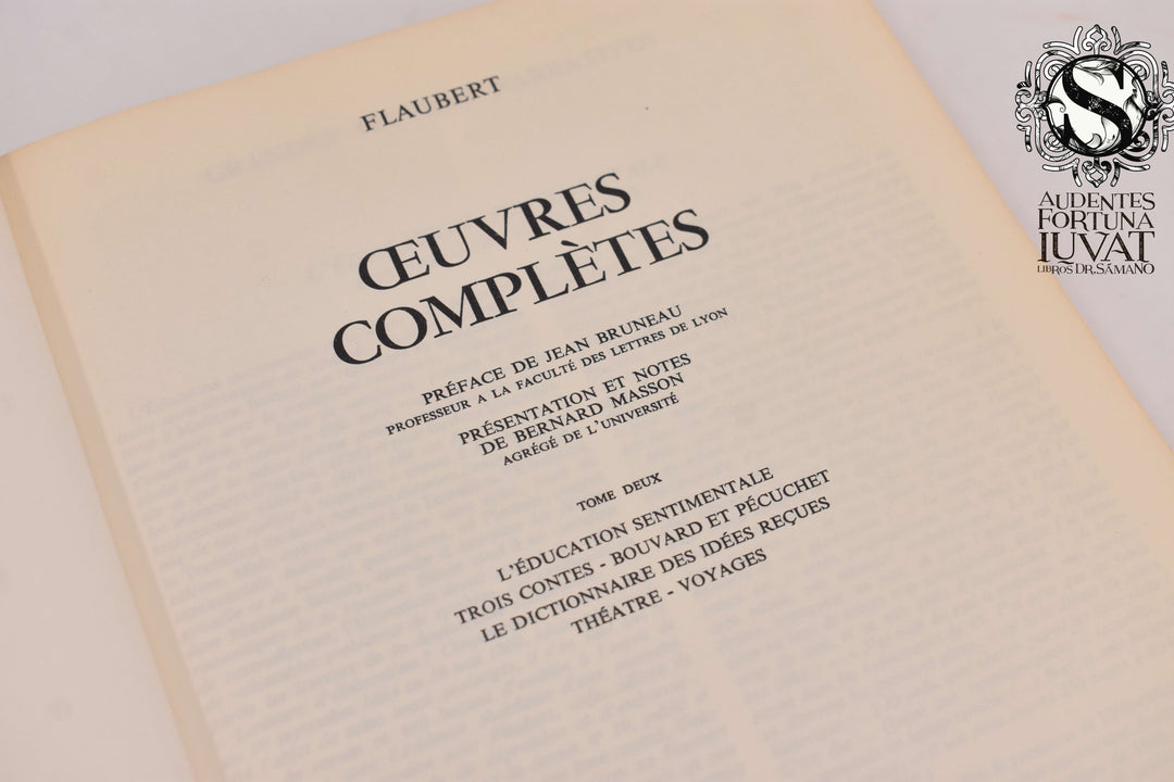 OEUVRES COMPLETES - Gustave Flaubert