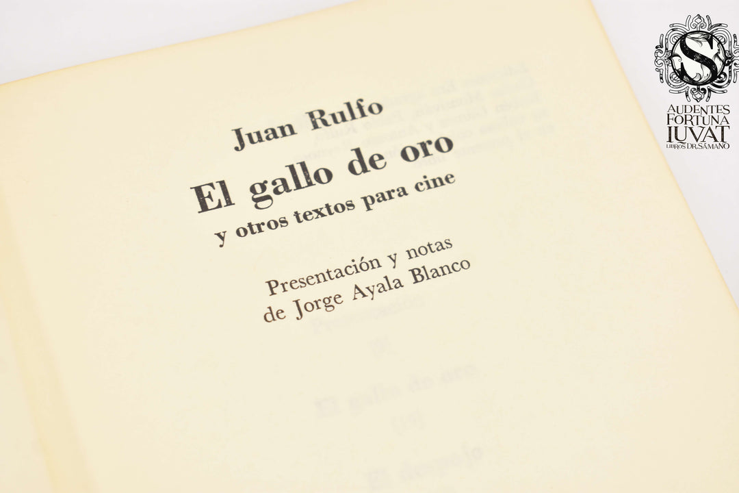 EL GALLO DE ORO - Juan Rulfo