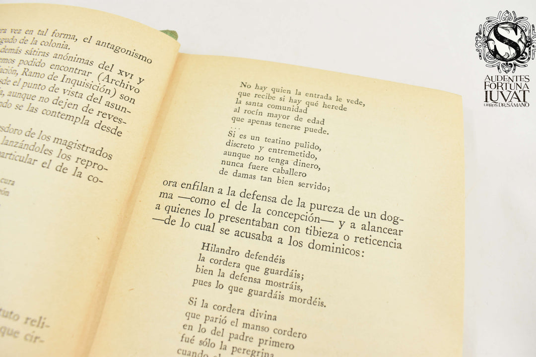 SÁTIRA ANÓNIMA DEL SIGLO XVIII -  José Miranda y  Pablo González Casanova