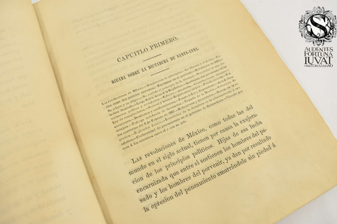 HISTORIA DE LA REVOLUCIÓN DE MÉXICO CONTRA LA DICTADORA DEL GENERAL SANTA-ANNA