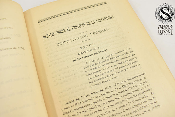 HISTORIA DEL CONGRESO CONSTITUYENTE DE 1857 - Francisco Zarco