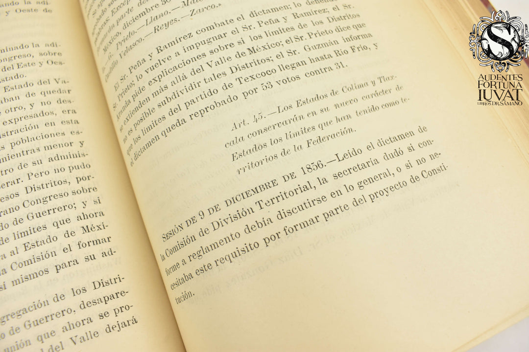 HISTORIA DEL CONGRESO CONSTITUYENTE DE 1857 - Francisco Zarco