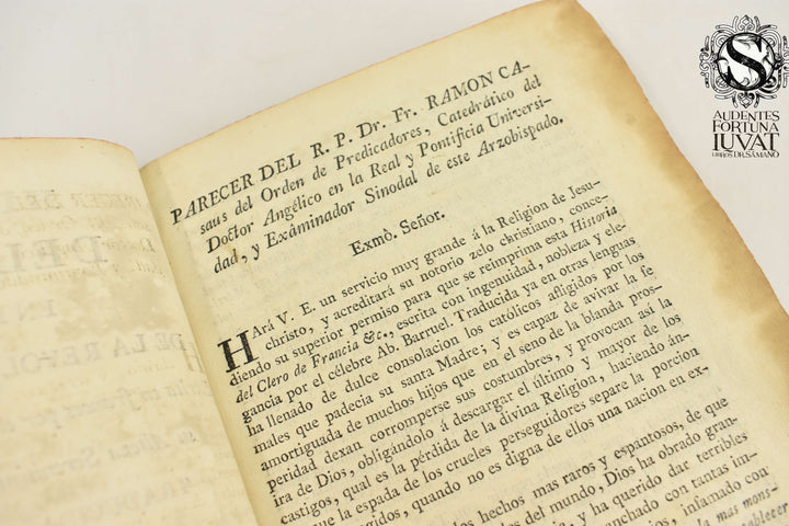 HISTORIA DEL CLERO EN EL TIEMPO DE LA REVOLUCIÓN FRANCESA - AB. Barruel