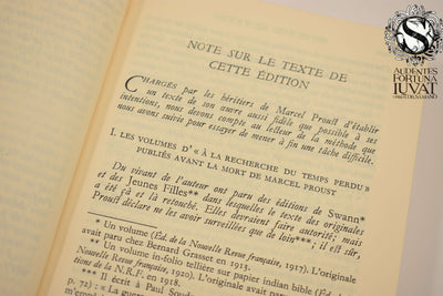 A la Recherche Du Temps Perdu - MARCEL PROUST