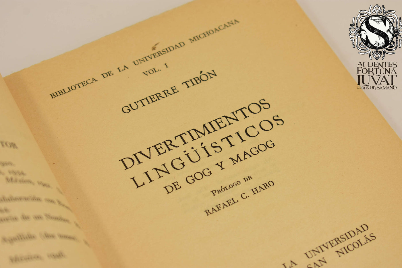 Divertimentos Lingüisticos de Gog de Magog - GUTIERRE TIBÓN