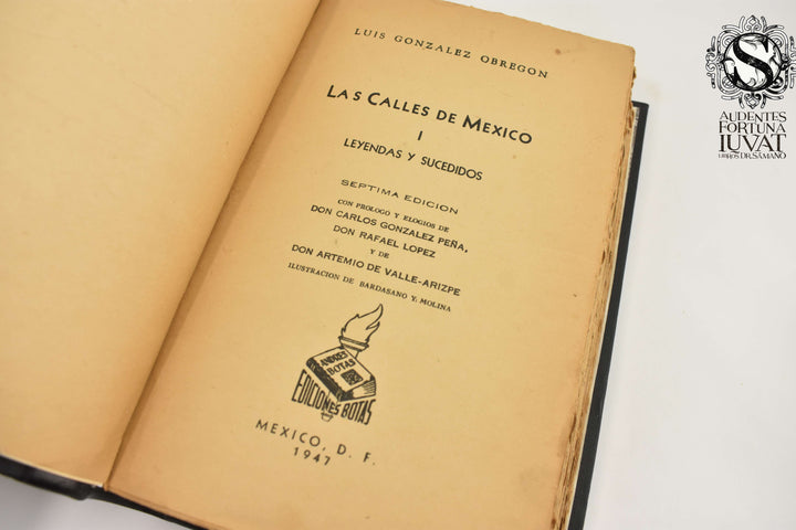 LAS CALLES DE MÉXICO I - Luis González Obregón