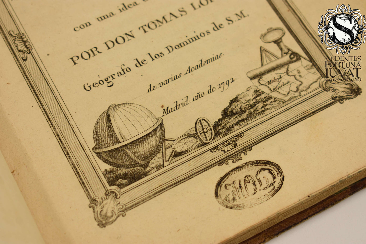 Atlas Elemental Moderno ó Colección de Mapas - DON TOMAS LÓPEZ