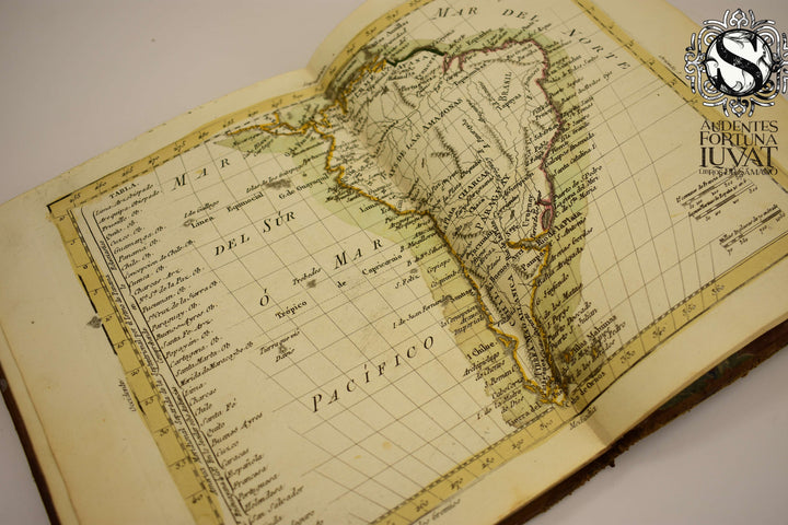 Atlas Elemental Moderno ó Colección de Mapas - DON TOMAS LÓPEZ