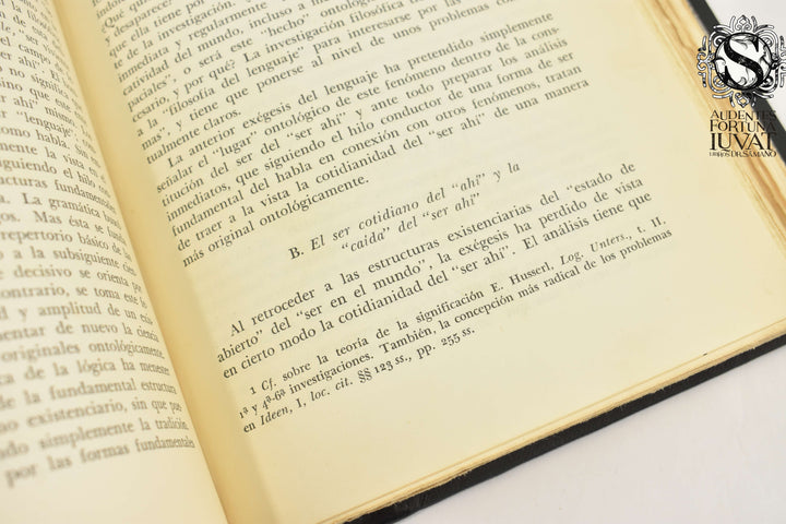 EL SER Y EL TIEMPO - Martin Heidegger
