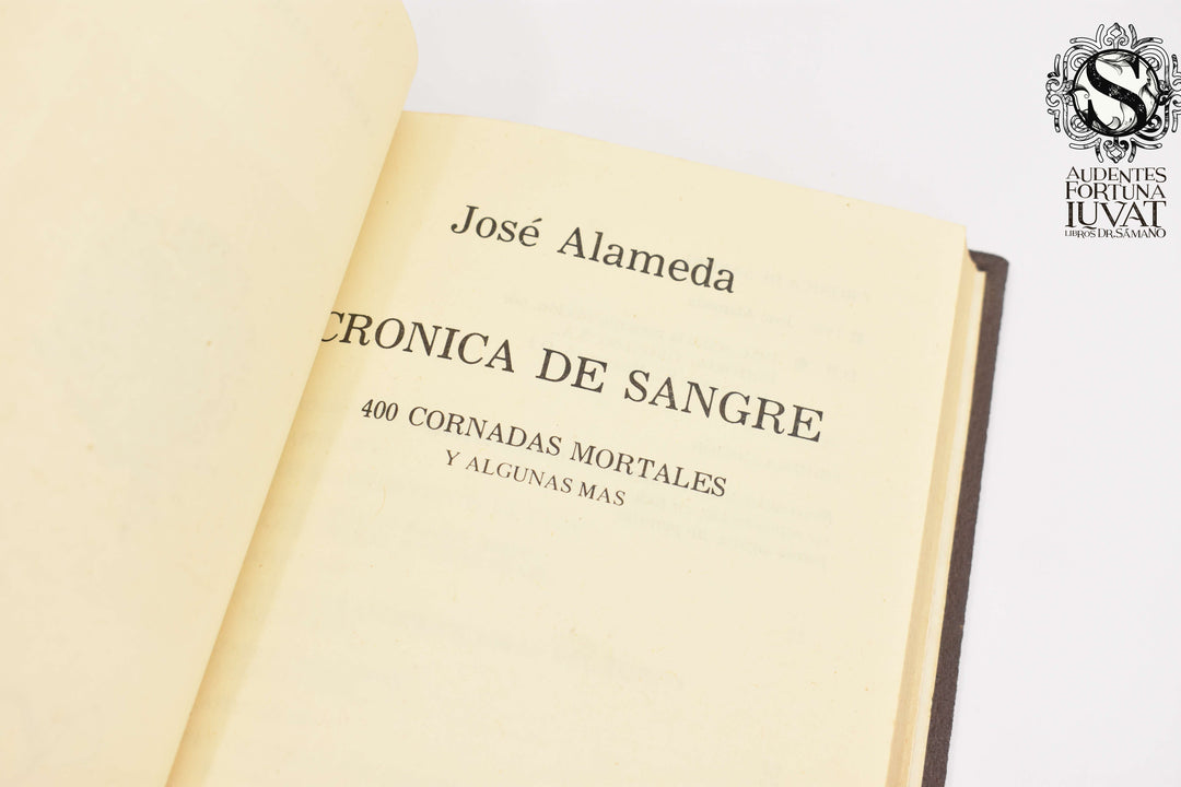 CRÓNICA DE SANGRE - José Alameda