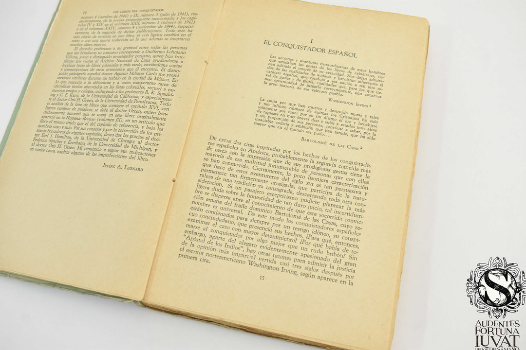 LOS LIBROS DEL CONQUISTADOR - Irving A. Leonard