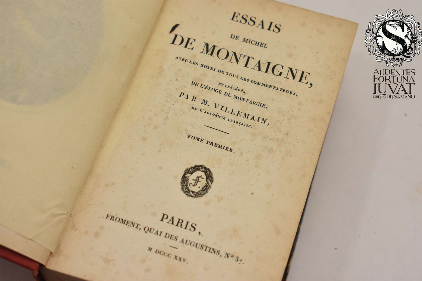 ESSAIS DE MICHEL DE MONTAIGNE