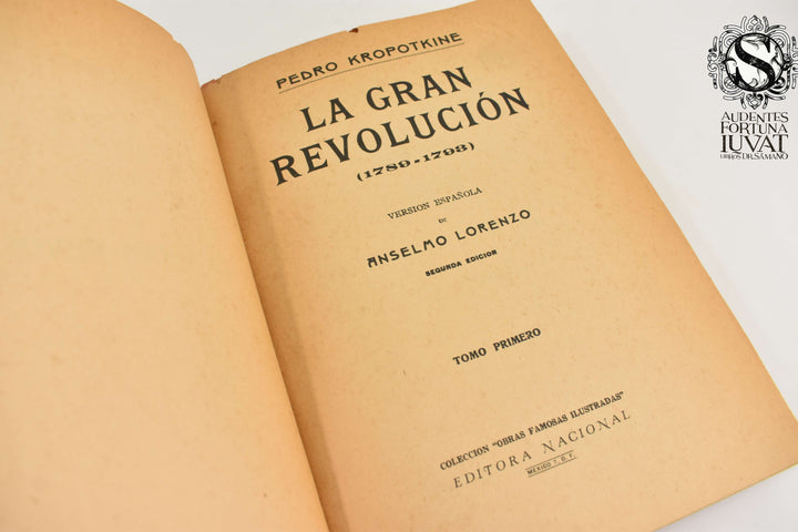 LA GRAN REVOLUCIÓN -  Pedro Kropotkine