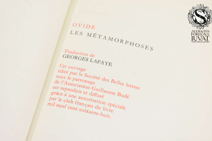 LES METAMORPHOSES - Ovide