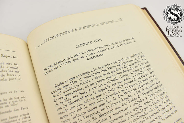 HISTORIA VERDADERA DE LA CONQUISTA DE LA NUEVA ESPAÑA - Bernal Díaz del Castillo