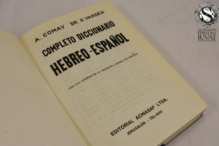 HEBREO/ ESPAÑOL, Completo diccionario - A. Comoy y Dr. D. Yardén