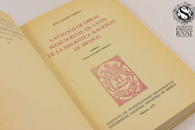 Catálogo de Obras Manuscritas en Latín - JESÚS YHMOFF