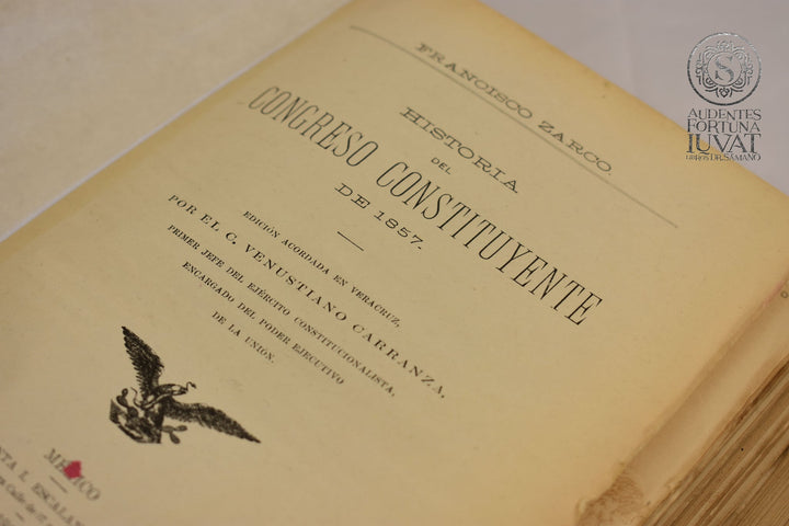 HISTORIA DEL CONGRESO CONSTITUYENTE DE 1857 - Francisco Zarco