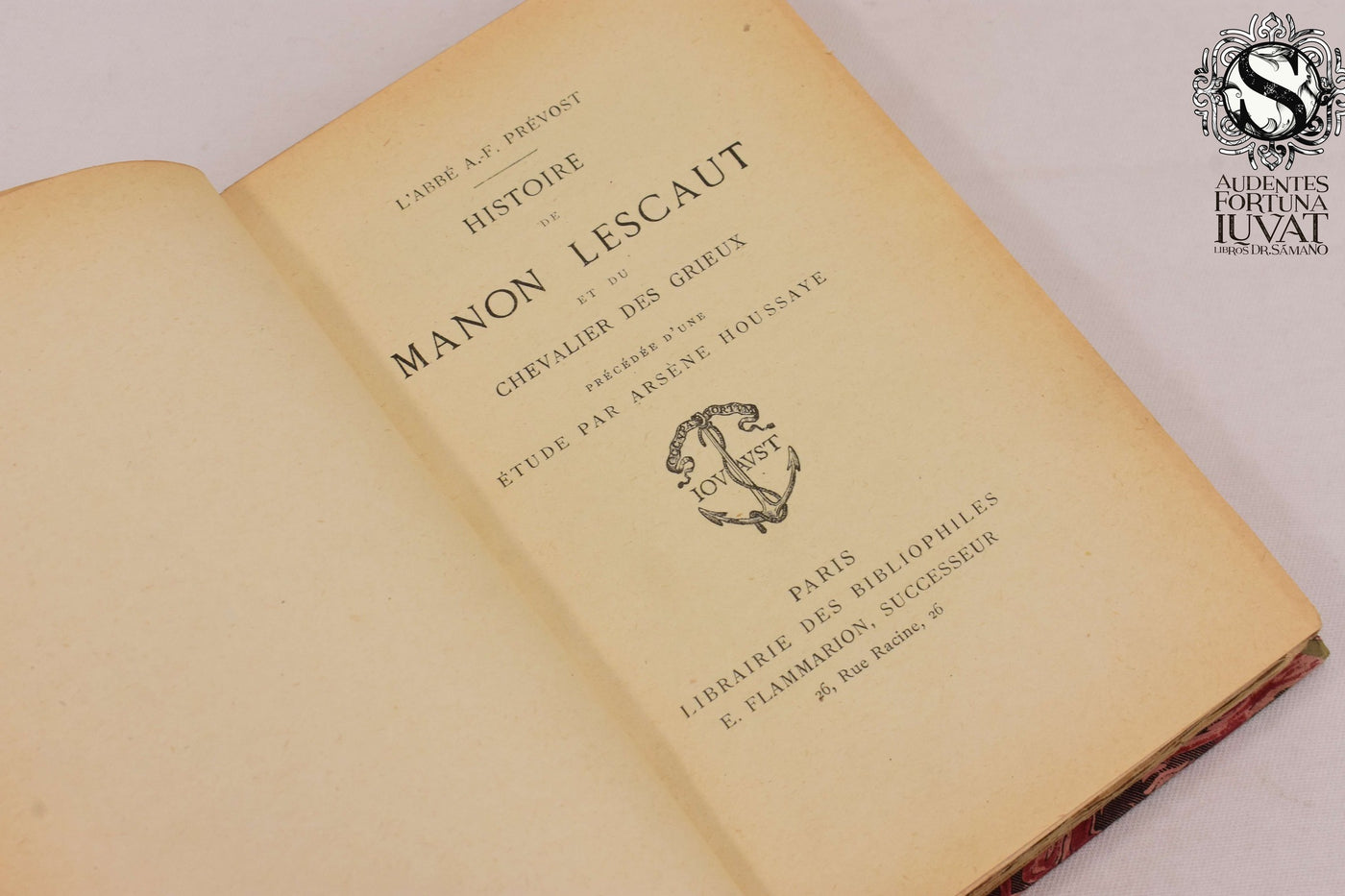 Histoire de Manon Lescaut - CHEVALIER DES GRIEUX