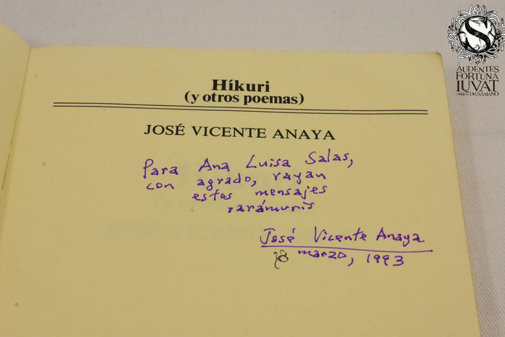 HÍKURI - José Vicente Anaya
