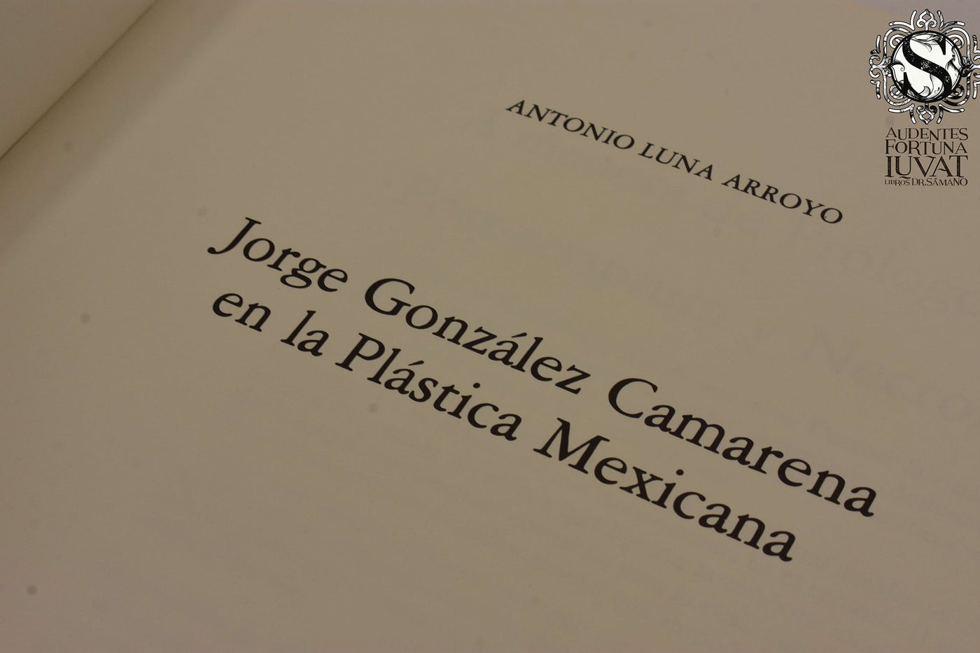JORGE GONZÁLEZ CAMARENA EN LA PLÁSTICA MEXICANA - Antonio Luna Arroyo