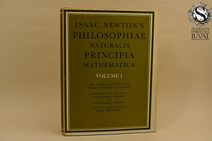 ISAAC NEWTON'S PHILOSOPHIAE NATURALIS PRINCIPIA MATHEMATICA, 2 Vols.