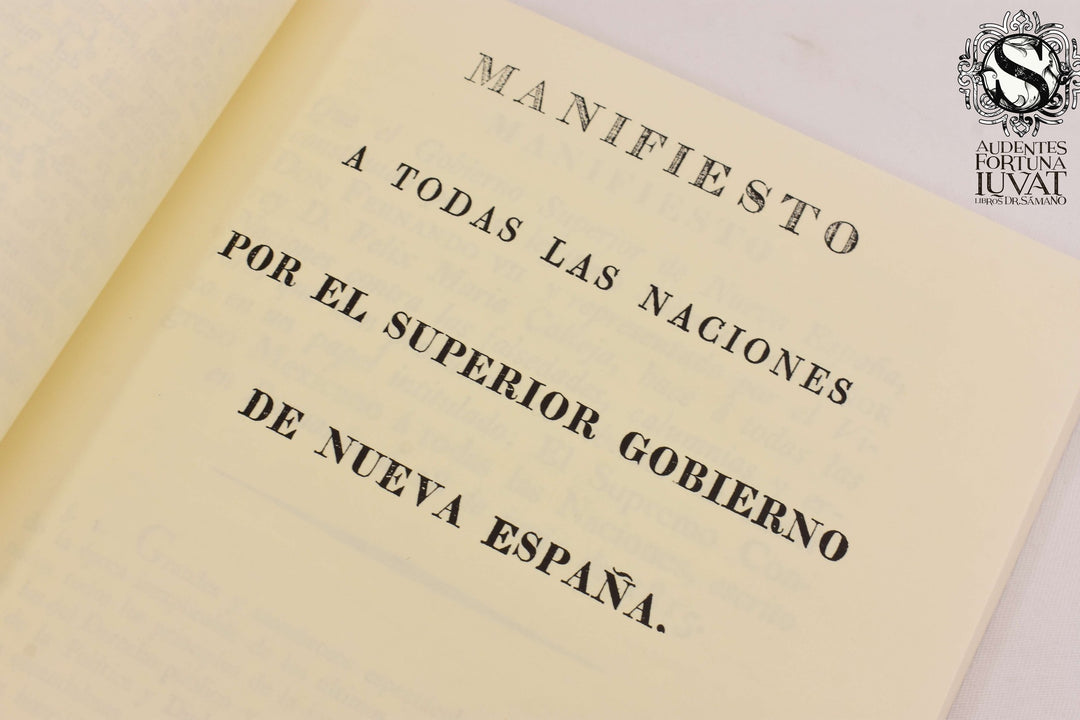 Verdadero origen, caracter, causas, resorte, fines y progresos de la Revolución de la Nueva España