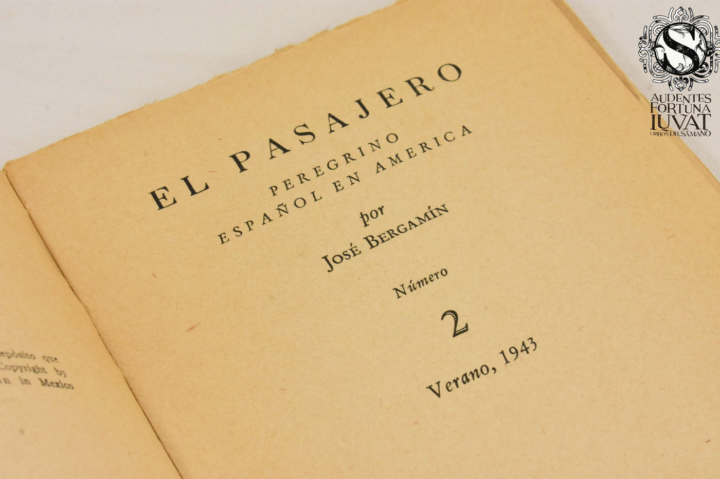 El Pasajero - José Bergamín