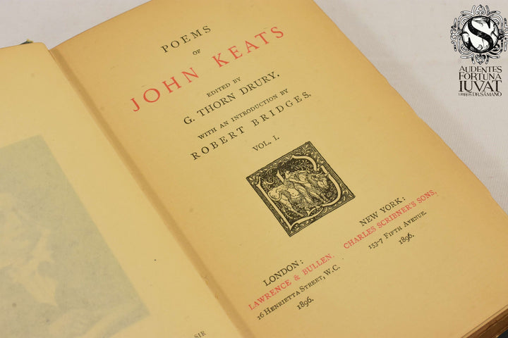 Poems 2 tomos- John Keats