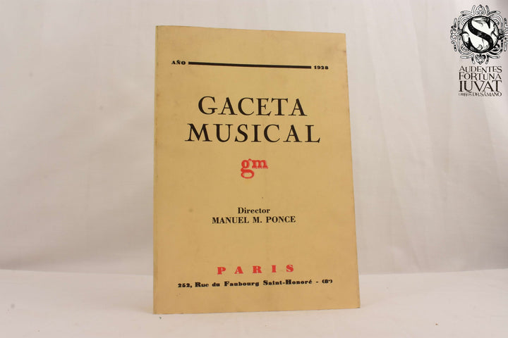 GACETA MUSICAL - Manuel M. Ponce