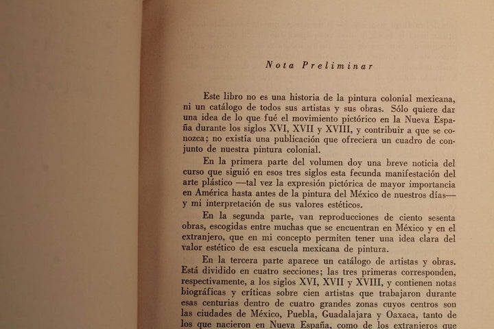 "Tres Siglos de Pintura Colonial Mexicana" AGUSTÍN VELÁZQUEZ CHÁVEZ