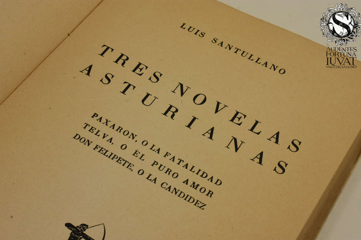 TRES NOVELAS ASTURIANAS - Luis Santullano