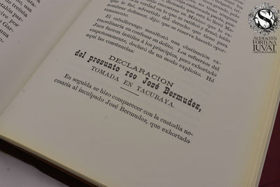 HISTORIA DEL CRÍMEN DE TACUBAYA - Hilario S. Gabilondo