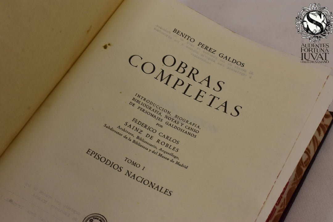BENITO PÉREZ GALDOS - Obras Completas, 6 tomos.