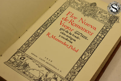 FLOR NUEVA DE ROMANCES VIEJOS - R. Menendez Pidal