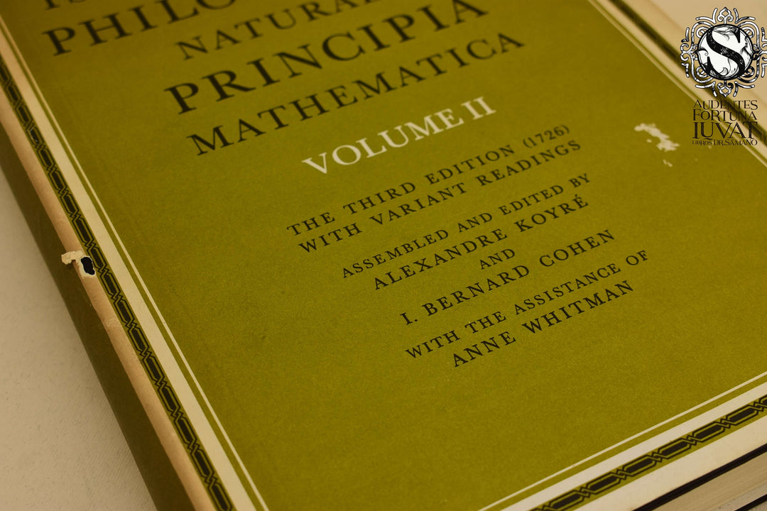ISAAC NEWTON'S PHILOSOPHIAE NATURALIS PRINCIPIA MATHEMATICA, 2 Vols.