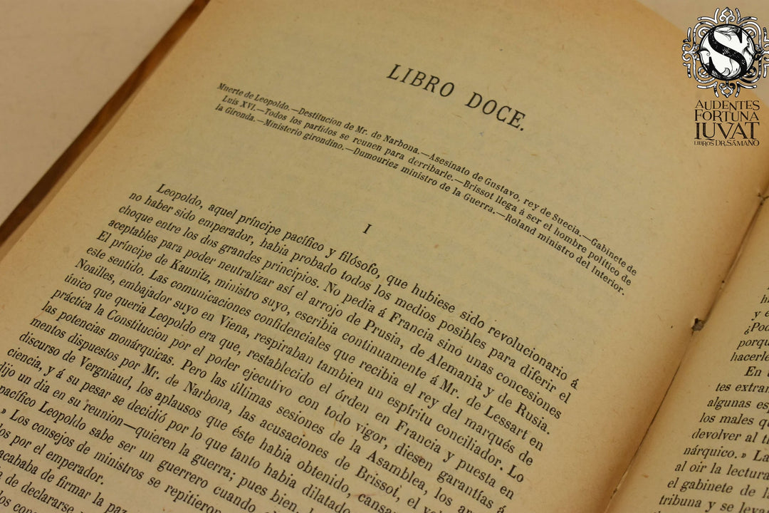 HISTORIA DE LOS GIRONDIOS, 3 Vols. - A. de Lamartine