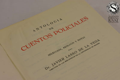ANTOLOGÍA DE CUENTOS POLICIALES - Dr. Javier Lasso de la Vega