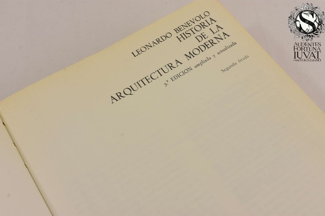 Historia de la Arquitectura Moderna - LEONARDO BENEVOLO