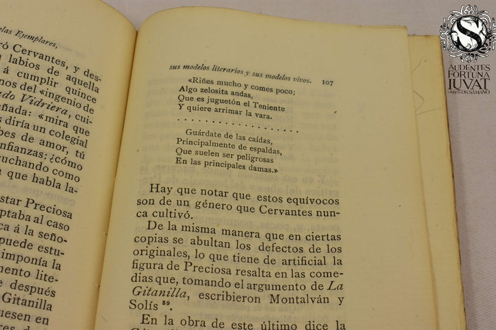 LAS NOVELAS EJEMPLARES DE CERVANTES - Francisci A. de Icaza