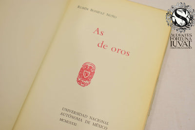 As de Oros - RUBÉN BONIFAZ NUÑO