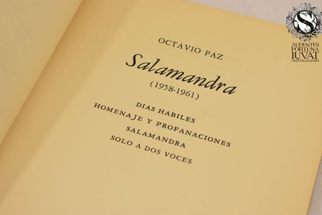Salamandra - OCTAVIO PAZ