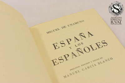 ESPAÑA Y LOS ESPAÑOLES - Miguel de Unamuno