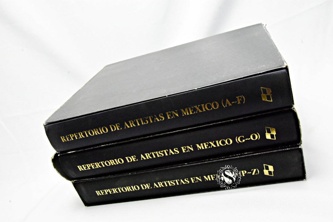 REPERTORIO DE ARTISTAS EN MÉXICO. ARTES PLÁSTICAS Y DECORATIVAS. (3 TOMOS).