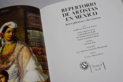 REPERTORIO DE ARTISTAS EN MÉXICO. ARTES PLÁSTICAS Y DECORATIVAS. (3 TOMOS).